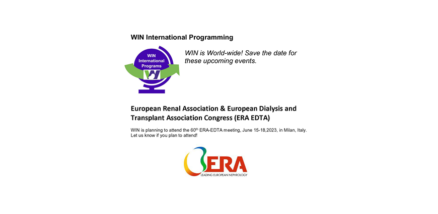 60th European Renal Association & European Dialysis and Transplant Association Congress (ERA EDTA)