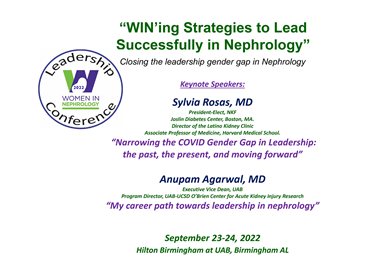 WIN Leadership Conference: 'WIN'ing Strategies to Lead Successfully in Nephrology'